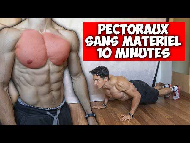 Comment avoir des pectoraux rapidement sans matériel ?