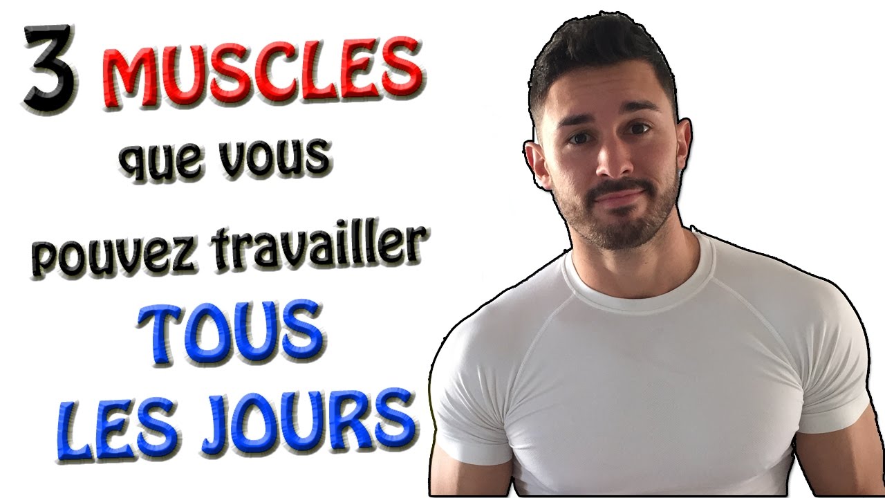 Quel muscle à travailler tous les jours ?