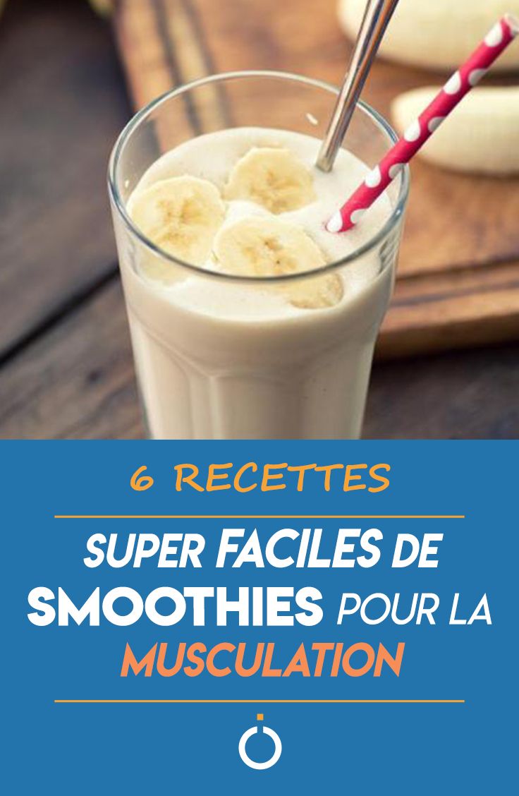 smoothie musculation